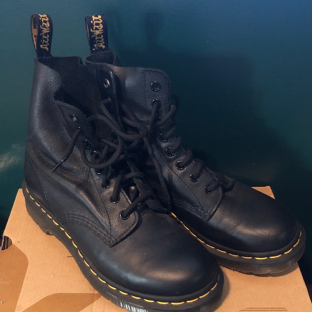 Dr. Martens Black Combat Boots